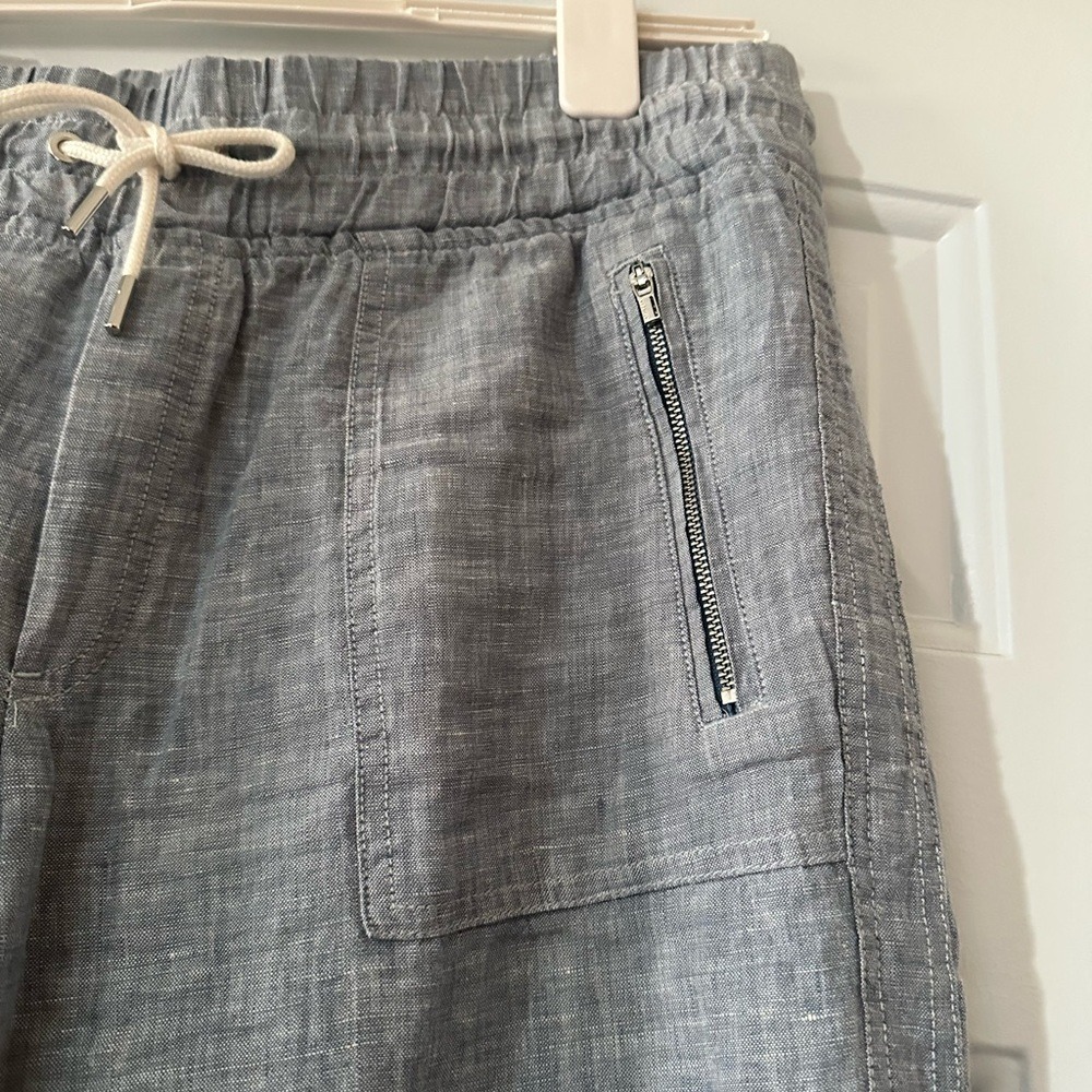 Athleta Cabo 100% Linen Chambray Jogger. Size 14. - Picture 7 of 14